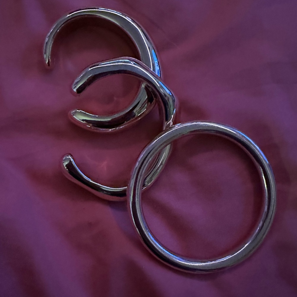 Gold Tone Circular Bracelets